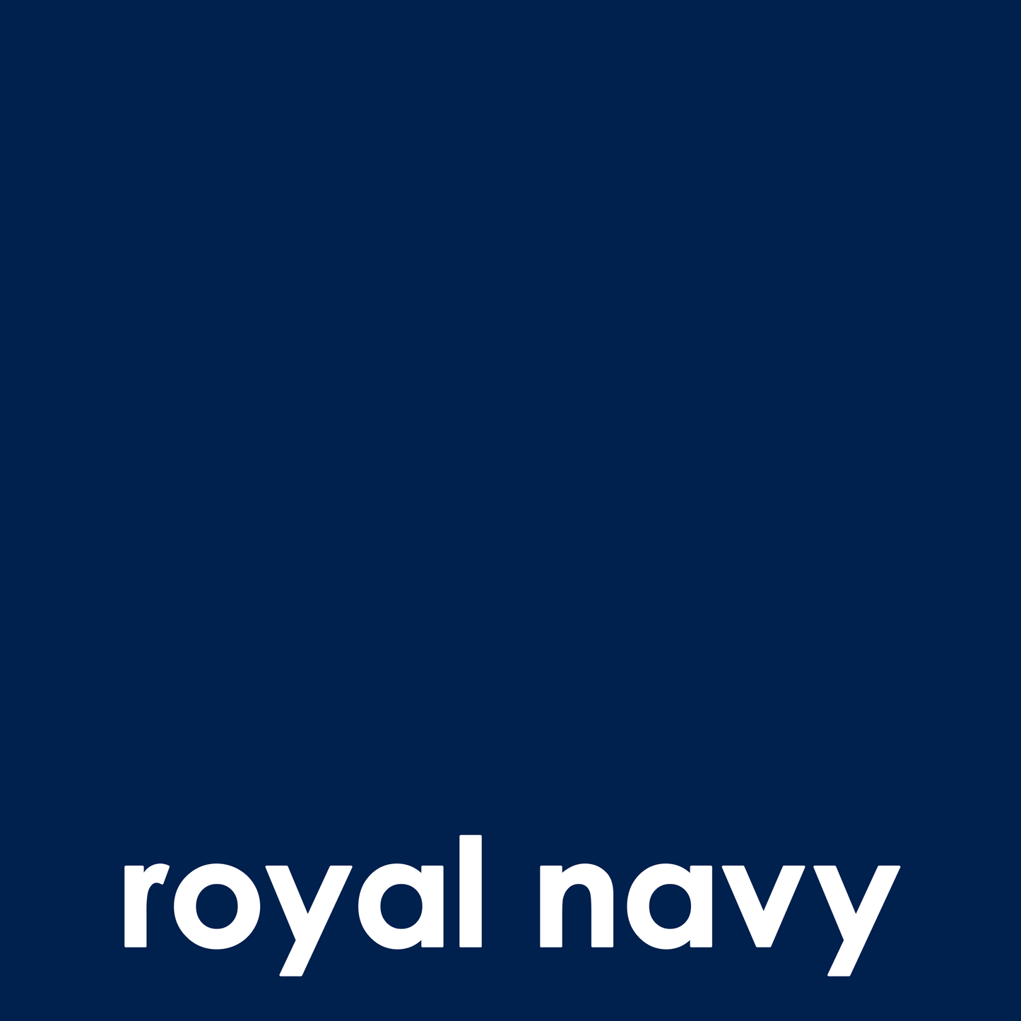 Navy background with white text that reads "royal navy".