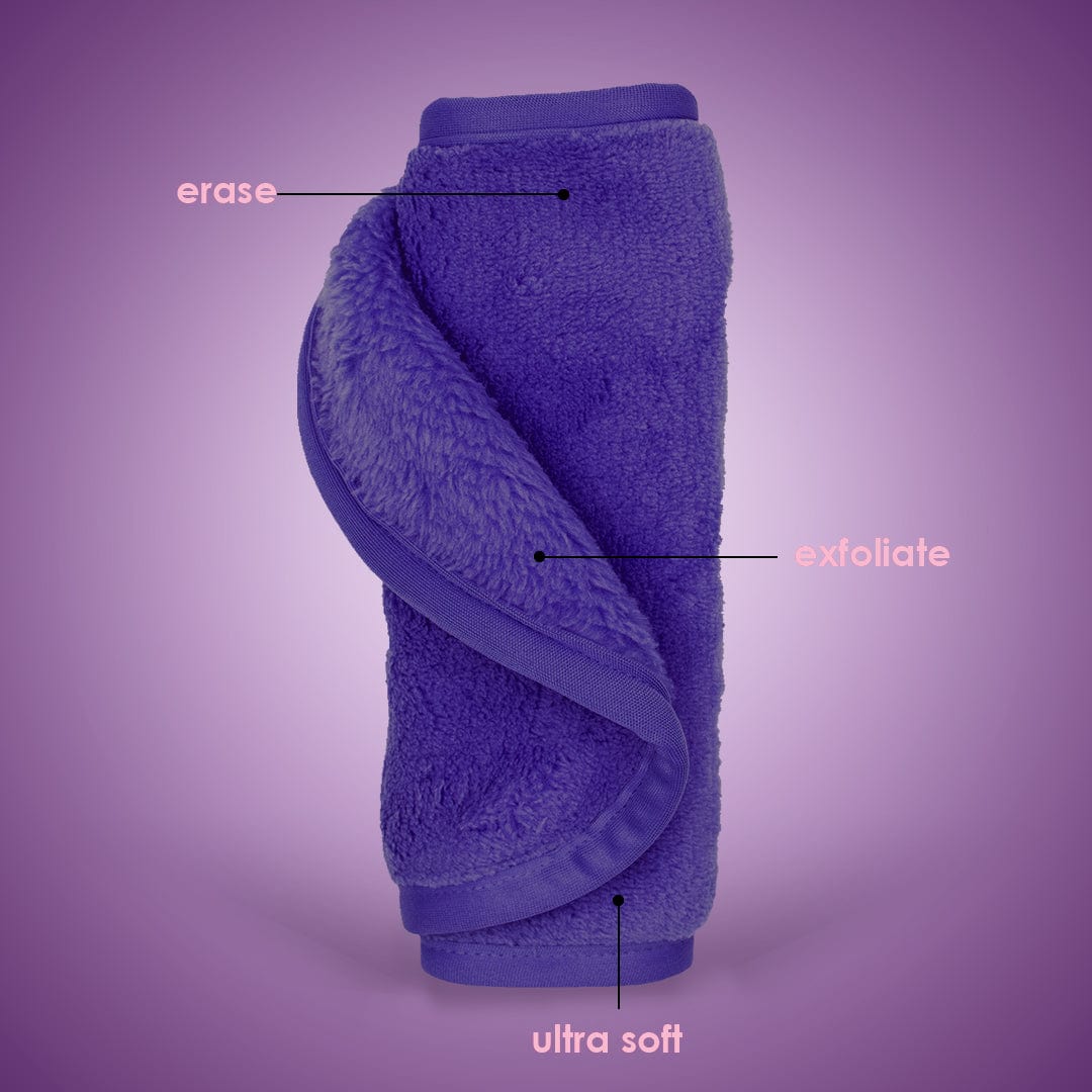Queen Purple Luxe - Shelf Pack (6) Luxe Size MakeUp Erasers