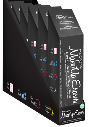 Chic Black Luxe - Shelf Pack (6) Luxe Size MakeUp Erasers